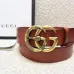 1Men's Gucci AAA+ leather Belts #9124229