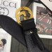 3Gucci 1:1 GG 2.0cm New classic embossed leather belt  for women #9121713