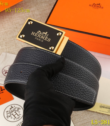 HERMES AAA+ Leather Belts W3.8cm #9129492