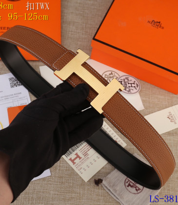 HERMES AAA+ Leather Belts W3.8cm #9129501