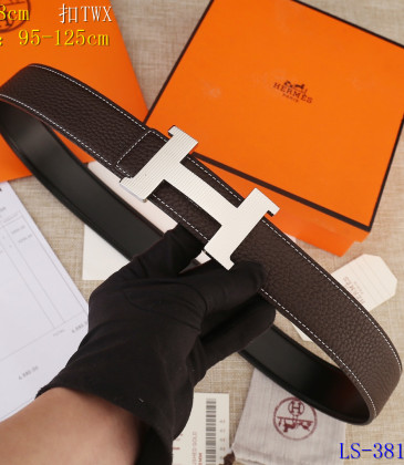 HERMES AAA+ Leather Belts W3.8cm #9129503