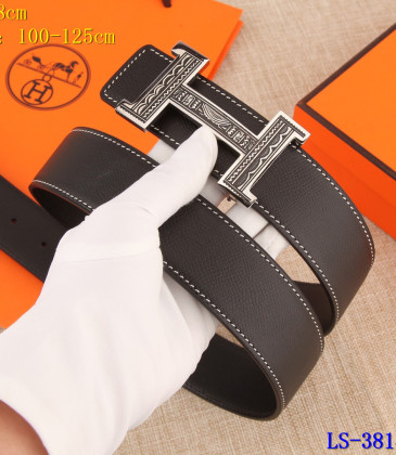 HERMES AAA+ Leather Belts W3.8cm #9129510