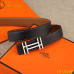 6HERMES AAA+ Leather reversible Belts W3.2cm #9129545