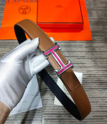 HERMES AAA+ reversible Leather Belts W3.2cm for women #9129515