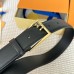 15Louis Vuitton AAA+ Leather Belts 3.5cm #A33431