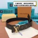 3Men's Louis Vuitton AAA+ Belts 4CM Silver/Gold Belt Buckle #A44624