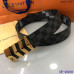 3Men's Louis Vuitton AAA+ Leather Belts W4cm #9129993