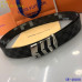 9Men's Louis Vuitton AAA+ Leather Belts W4cm #9129993