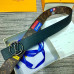 16Men's Louis Vuitton AAA+ reversible Leather Belts W4cm #9129985