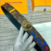21Men's Louis Vuitton AAA+ reversible Leather Belts W4cm #9129985
