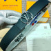 6Men's Louis Vuitton AAA+ reversible Leather Belts W4cm #9129985