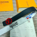 5Men's Louis Vuitton AAA+ reversible Leather Belts W4cm #9129986