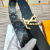 12Men's Louis Vuitton AAA+ reversible Leather Belts W4cm #9129987