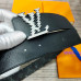 3Men's Louis Vuitton AAA+ reversible Leather Belts W4cm #9129987