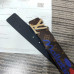 5Men's Louis Vuitton AAA+ reversible Leather Belts W4cm #9129988