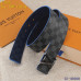 3Men's Louis Vuitton AAA+ reversible Leather Belts W4cm #9129990