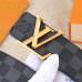 6Men's Louis Vuitton AAA+ reversible Leather Belts W4cm #9129990