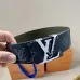 4Men's Louis Vuitton Monogram Eclipse AAA+ Belts 4CM Original Quality #A44627