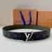 5Men's Louis Vuitton Monogram Eclipse AAA+ Belts 4CM Original Quality #A44627