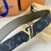 8Men's Louis Vuitton Monogram Eclipse AAA+ Belts 4CM Original Quality #A44627