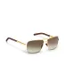 1Louis Vuitton AAA Attitude Sunglasses Gold Acetate #999924871