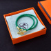 9HERMES leather cord bracelet Jewelry #9999921567