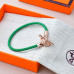 3HERMES leather cord bracelet Jewelry #9999921575