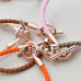 5HERMES leather cord bracelet Jewelry #9999921580