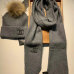 7Chanel Wool knitted Scarf and cap #999909639