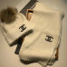 3Chanel Wool knitted Scarf and cap #999909644