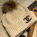 7Chanel Wool knitted Scarf and cap #999909644