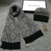 1Gucci Wool knitted Scarf and cap #999909603