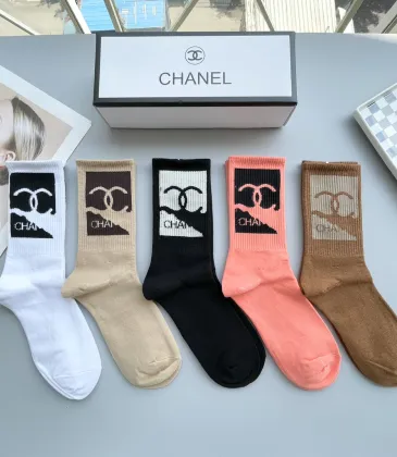 Chanel socks (5 pairs) #A41950