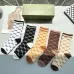 4Gucci Striped Cotton Crew Socks with Logo #A45585