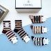 4High quality  classic fashion design cotton socks hot sell brand CHANEL socks for  women and man 5 pairs #999930296