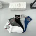 5Versace Striped Cotton Crew Socks with Logo #A45587