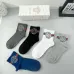 8Versace Striped Cotton Crew Socks with Logo #A45587