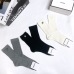 1Wholesale high quality  classic fashion design cotton socks hot sell brand logo Chanel socks for women 3 pairs #999930291