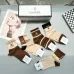 3Women's Chanel Socks in Brown and Beige #A45589