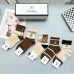 7Women's Chanel Socks in Brown and Beige #A45589