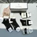 5Women's Chanel Socks in Brown and Beige #A45591