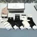 1Women's Chanel Socks in Brown and Beige #A45591