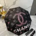 9Chanel 2024 Summer New Folding Umbrella Black Coating for Sun Protection #A38989