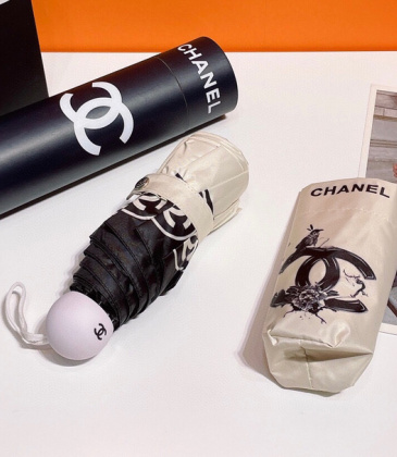 Chanel Three fold automatic folding umbrella #A34682