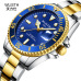 1Black blue green water ghost watch business automatic mechanical watch luminous waterproof sports watch steel belt #99116351
