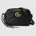 1Gucci AAA+ 1:1 original GG Marmont matelasse mini Shoulder Bags black #9109694