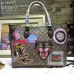 1Gucci Super AAAA Gucci Courrier handbag Alessandro Michele Animal pattern 37x29x18cm #999059