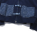 6Bape Tang suit wash denim cardigan button-down hoodie jacket #99117335