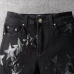 4AMIRI Black Jeans with Stars #A25603
