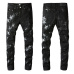 6AMIRI Black Jeans with Stars #A25603